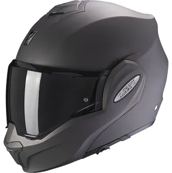 Helma na motorku Překlápěcí helma na motorku Scorpion EXO-TECH EVO Solid matná antracitová XS