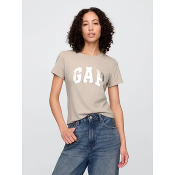 GAP Dámské Tričko s logem Gap Šedá XS (2728853)