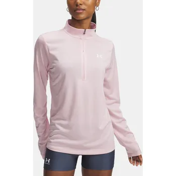 Under Armour Dámské Dámské tričko Under Armour Tech 1/2 Zip- Twist Růžová S (2751609)