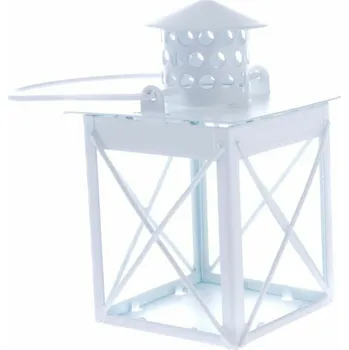 Casa de Engel Home Kovová lucerna, bílá, 0/48 Fialová UNI (2795731)