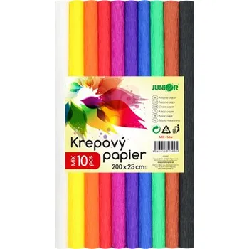 Speciální papír Krepový papír JUNIOR - sada 10 ks