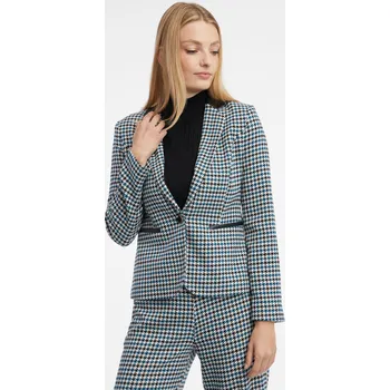 Dámské sako Orsay Dámské Černo-modré dámské vzorované sako ORSAY Modrá M (2112081)