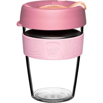 Termohrnek KeepCup KeepCup: Clear Objem: M 340 ml, Materiál: Polypropylen + silikon, Druh: Peaches