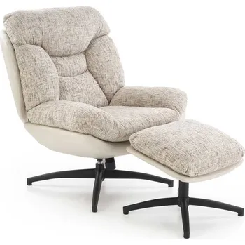 Křeslo Křeslo Stamford s podnožkou, béžová