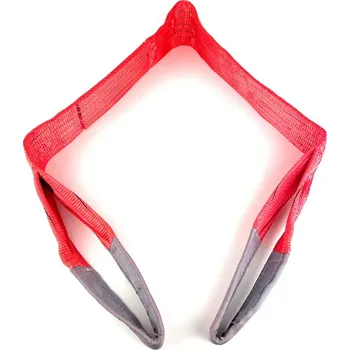 Upínací popruh Zvedací pás dvouvrstvý s textilnímy oky, nosnost 5 t Zvedací pásy: Zvedací pás dvouvrstvý s textilnímy oky, Délka 10 m