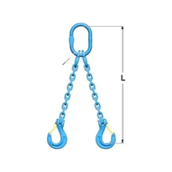 Upínací popruh Pewag 2-pramenný řetěz oko-háky na čep AWP-KHSWP