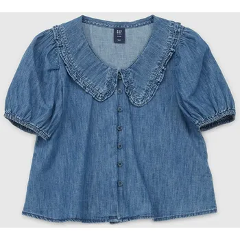 GAP Dívčí Dětská džínová halenka GAP Modrá 116/122 (2491224)