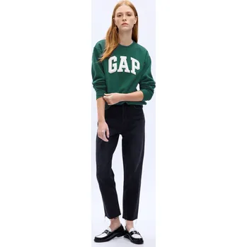 Dámská móda GAP Dámské Oversize mikina s logem Gap Zelená XS (2220723)