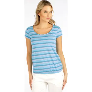 Dámské tričko Dámské triko LITEX s krátkým rukávem modré Velikost: S, kód: LI-5F129-S