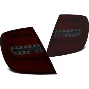 Zadní světlomet TUNING-TEC Zadní světla Mercedes Benz W204 C-Klasse combi 07-10 - červená/kouřová LED BAR_1
