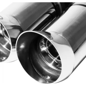 Výfuková trubka ULTER SPORT Sportovní výfuk 2x 80mm - NEREZ NRS242, univerzální Průměr vstupu: 50 mm_1