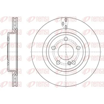 Brzdový kotouč Brzdový kotouč REMSA 61633.10