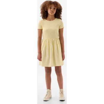 Dívčí šaty GAP Dívčí Dětské skater šaty GAP Žlutá 160-164 (2271843)