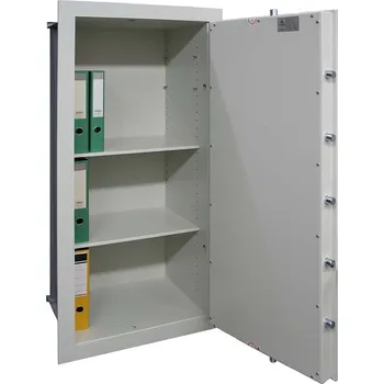 Trezor T-SAFE Stěnový trezor ST 21 E Barva: šedobílá (RAL 7035)