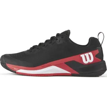 Pánská tenisová obuv RUSH PRO 4.5 CLAY Black/R - Velikost 9 UK