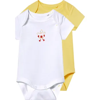 lupilu® Dívčí body, 2 kusy (žlutá/bílá, 74/80)