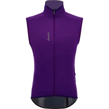 Cyklistická vesta Unisex vesta SANTINI Magic Rain Violet - 3XL