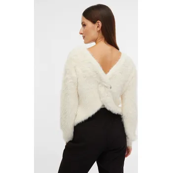 Dámský svetr Orsay Dámské Krémový dámský svetr ORSAY Bílá M (2293804)