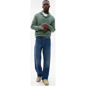 Dámská mikina GAP Pánské Mikina s logem a kapucí GAP Zelená XS (2248605)