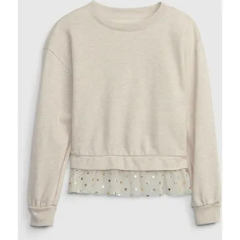 Chlapecká mikina GAP Dívčí Dětská party mikina GAP Béžová 160-164 (2431847)