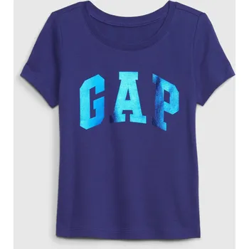 Dívčí tričko GAP Dívčí Baby tričko s metalickým logem GAP Modrá 80-86 (2440758)
