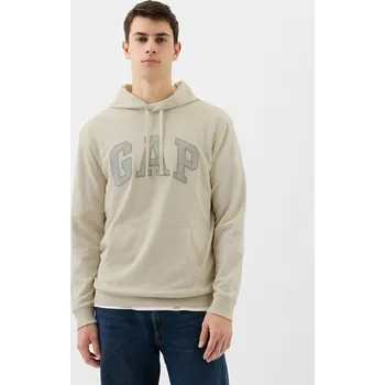 Pánská mikina GAP Pánské Mikina s logem a kapucí GAP Bílá S (2249303)
