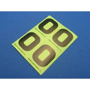 RC náhradní díl Tamiya 66540 R/C GP Number Sticker "0" - expresní doprava