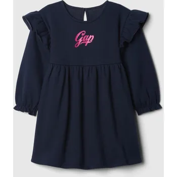 Dívčí šaty GAP Dívčí Baby mikinové šaty GAP Modrá 110 (2574634)