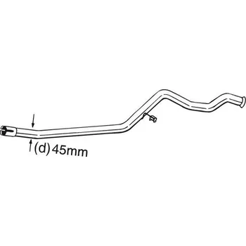 Katalyzátor Opravné potrubí, katalyzátor BOSAL 889-497