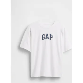 Chlapecké tričko GAP Chlapecké Dětské tričko s logem Gap Bílá 104/110 (2818693)