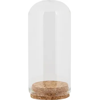 Dóza na potraviny Skleněný poklop s korkovým podstavcem Aart – 5x10 cm
