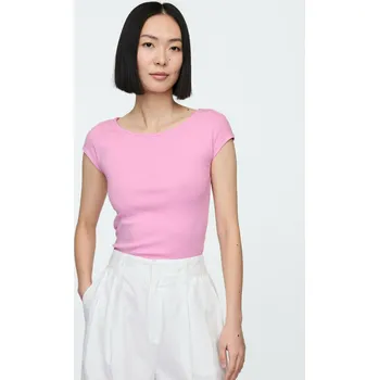 Dámské tričko GAP Dámské Tričko s krátkým rukávem GAP Růžová L (2787909)