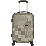 Cestovní plastový kufr Folker velikost S, taupe