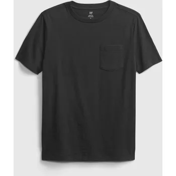 Chlapecké tričko GAP Chlapecké Dětské bavlněné basic tričko GAP Černá 104/110 (2468967)