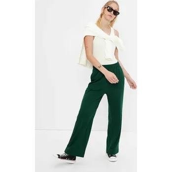 GAP Dámské Široké tepláky straight high rise GAP Zelená XXL (2217639)