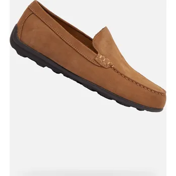 Pánské polobotky Geox Pánské Světle hnědé pánské mokasíny Geox Spherica EC16 Hnědá 42 (2758835)