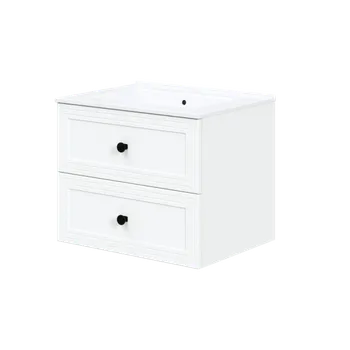 Koupelnový nábytek Koupelnová skříňka TORETO SU-60 bílá, pod umyvadlo 60, varianta s umyvadlem PRATO 60