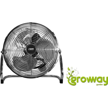 Domácí ventilátor RAM Floor Air Fan, dvourychlostní podlahový ventilátor průměr 23 cm 1 ks