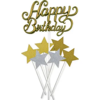 Party dekorace Alvarak Zápich Happy Birthday