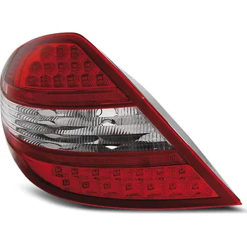 Zadní světlomet TUNING-TEC Zadní světla Mercedes Benz SLK R171 04-11 - krystal/červené LED_1
