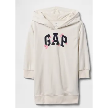 Dívčí šaty GAP Dívčí Baby mikinové šaty GAP Bílá 110 (2739493)