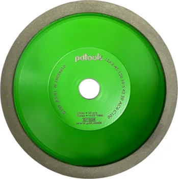 Brusný kotouč Diamantový brusný kotouč nástrojový 12A2 D150 W10 X5 T42 H20 - PDT Zrnitost: U.S. ANSI #320 // FEPA D54 // Ukraine DSTU 50/40
