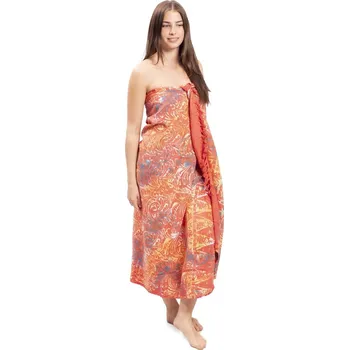 Šátek Sarong BALI BATIK oranžový VI.