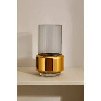 Váza Pols Potten Smoked Gold Lobby Váza, vel. M