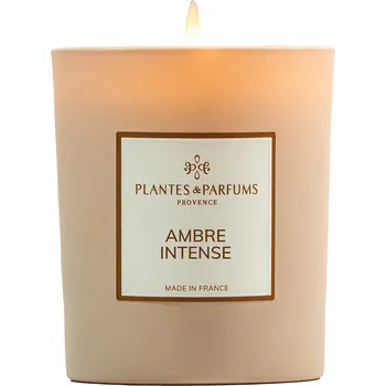 Svíčka Plantes et Parfums de Provence Ambre Intense Vonná svíčka, 180 g
