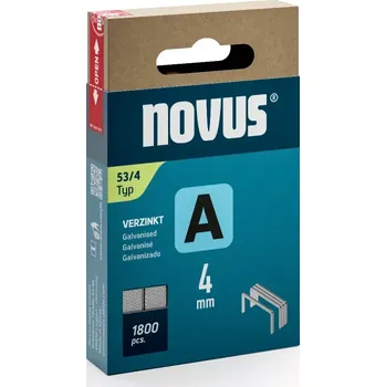 Kancelářské potřeby Sponky NOVUS - A 53 (na výběr 4 - 18 mm) 4 mm 1800 ks
