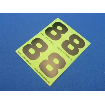 RC náhradní díl Tamiya 66548 R/C GP Number Sticker "8" - expresní doprava