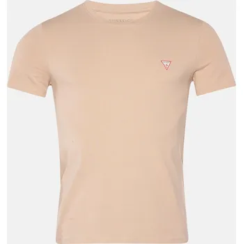 Pánské tričko Guess Jeans Pánské Pánské ecru slim fit triko G1DR Guess jeans Béžová M (2808843)