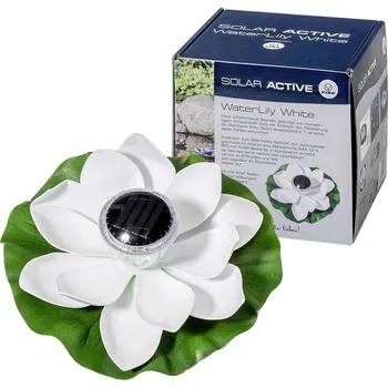 Venkovní osvětlení FIAP 3206 SOLAR ACTIVE WaterLily White solární dekorativní osvětlení LED pevně vestavěné LED bílá