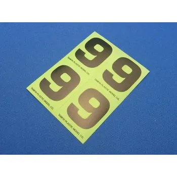 RC náhradní díl Tamiya 66549 R/C GP Number Sticker "9" - expresní doprava